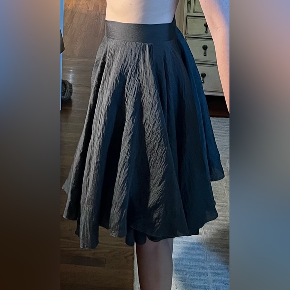 Ioanna Kourbela Gray Full Skirt Size Small - Picture 12 of 16